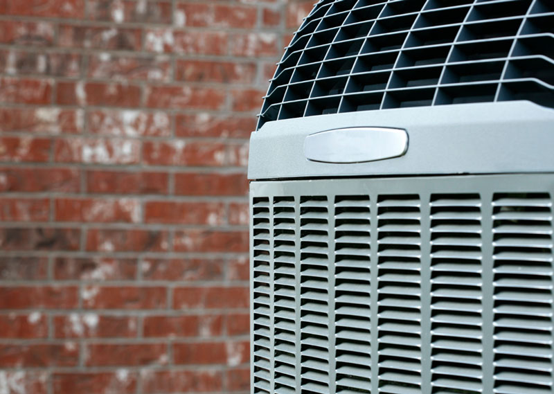 Outdoor AC unit for home cooling
