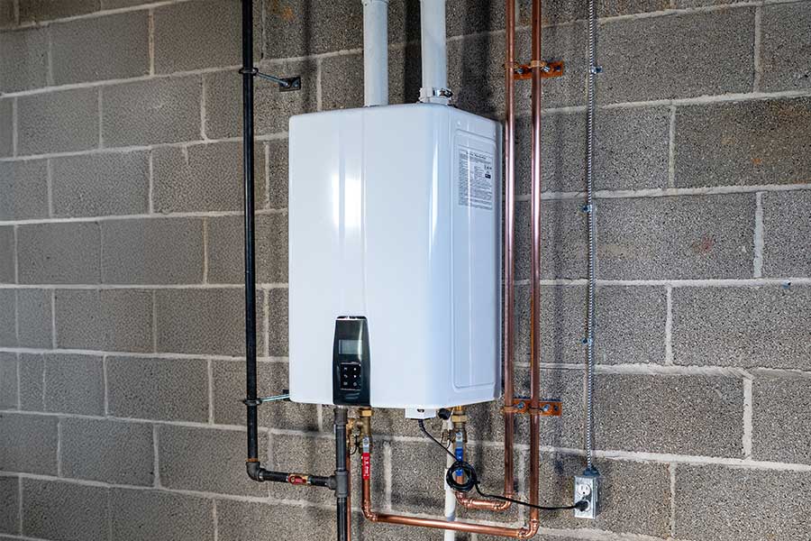 Modern on-demand water heating system