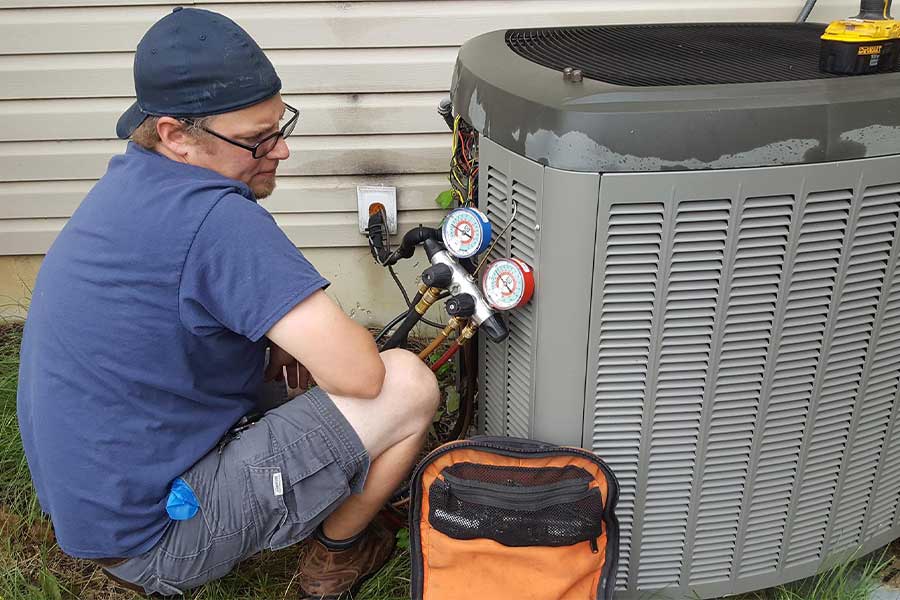 greenfield ac installation